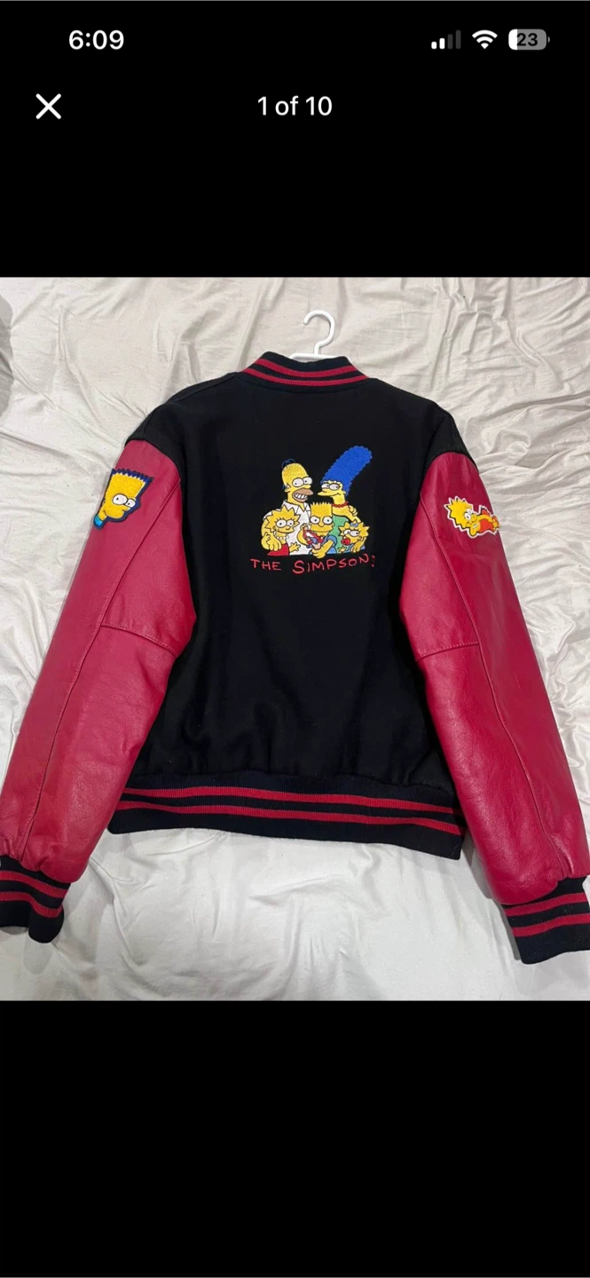 The Simpsons Varsity Jacket