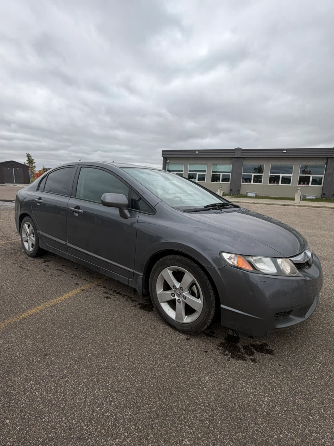 Grey Honda Civic Sedan