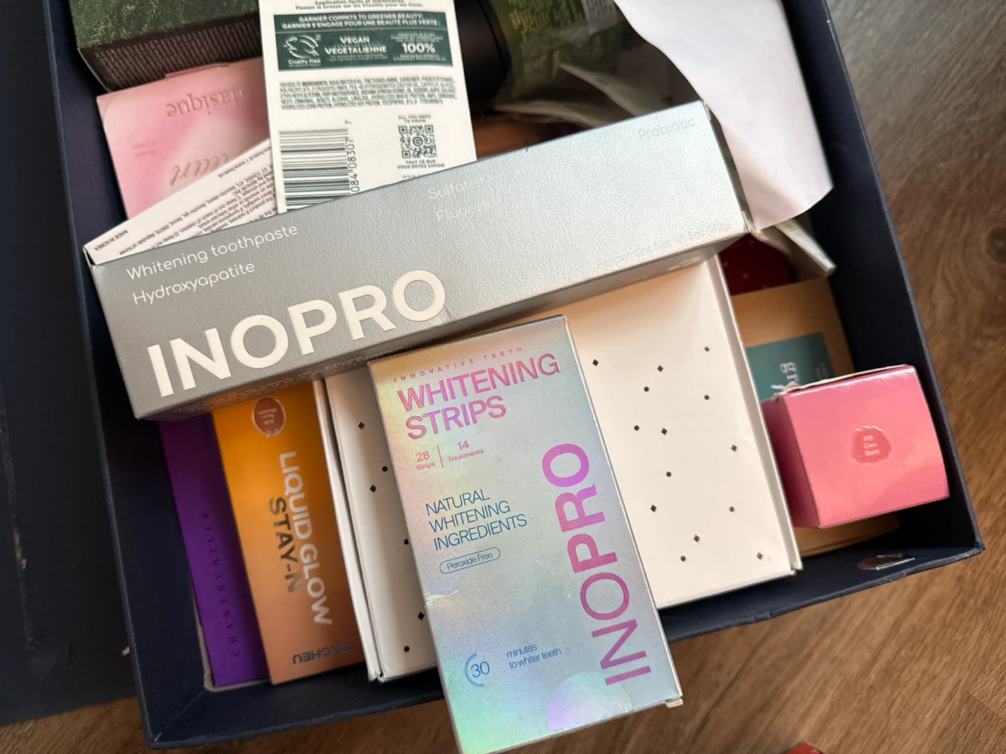 INOPRO Whitening Strips and Toothpaste