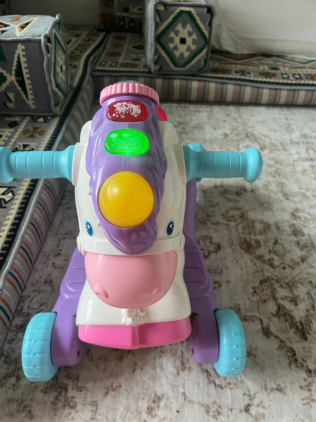 VTech Rock and Ride Unicorn Baby Ride-On Toy - photo 3