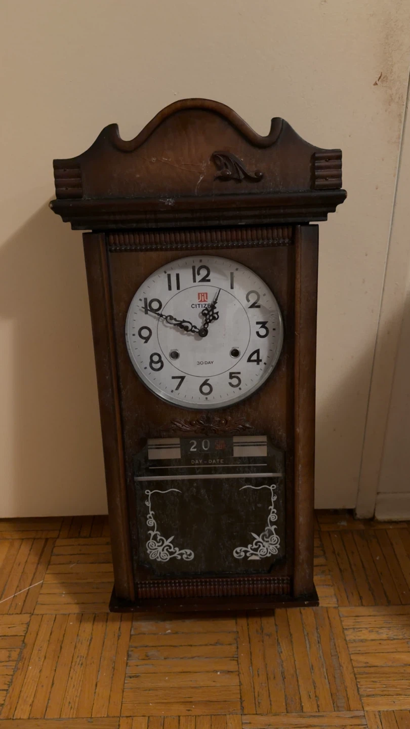 Vintage Citizen 30 Day Wall Clock - photo 2