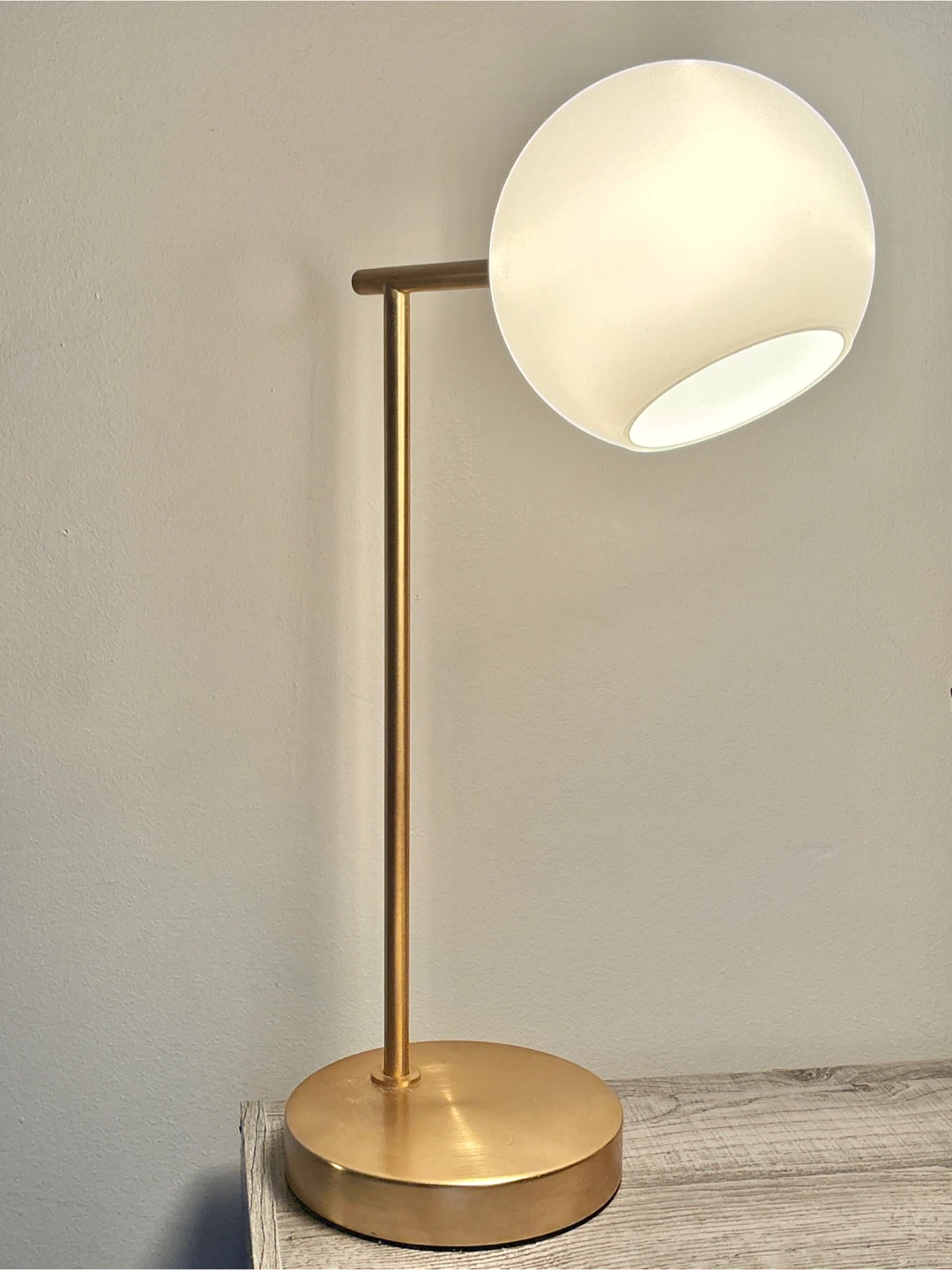 West Elm Staggered Glass USB Table Lamp