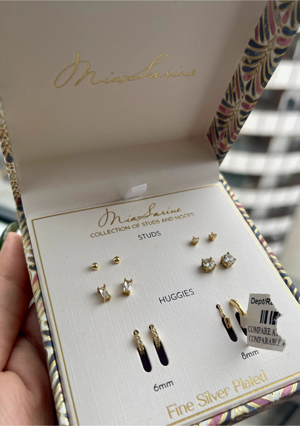 Studs and Huggies Earring Set