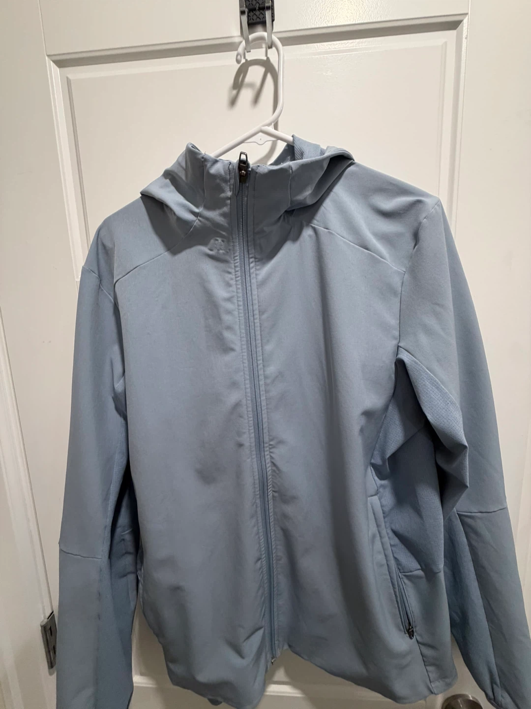 Lululemon Softshell Hooded Jacket - Light Blue