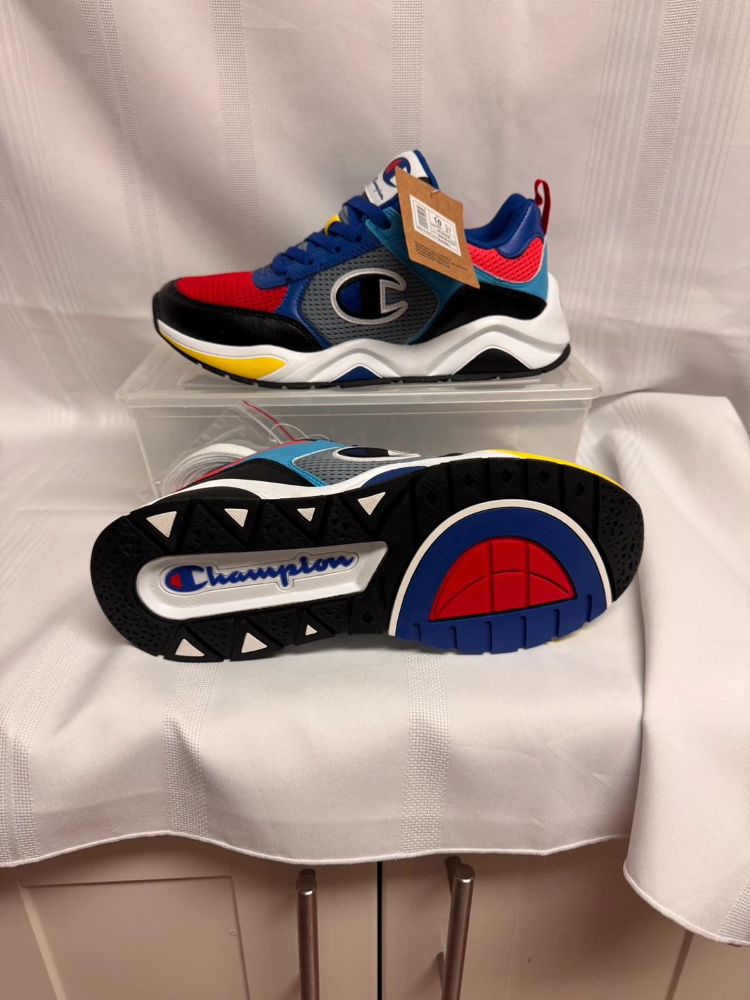 Champion 93Eighteen SP Block Sneakers Size 10 - photo 2