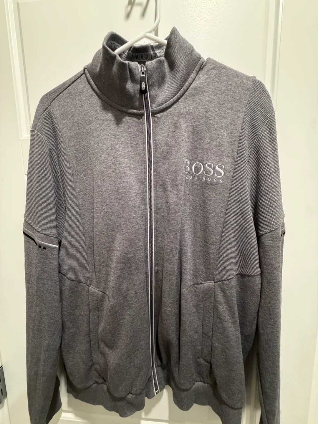 Hugo Boss Grey Full Zip Jacket