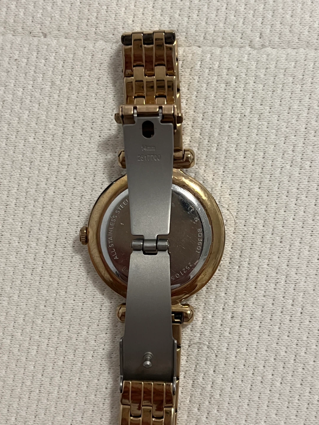 Fossil BQ3601 Gold-Tone Crystal Watch - photo 4