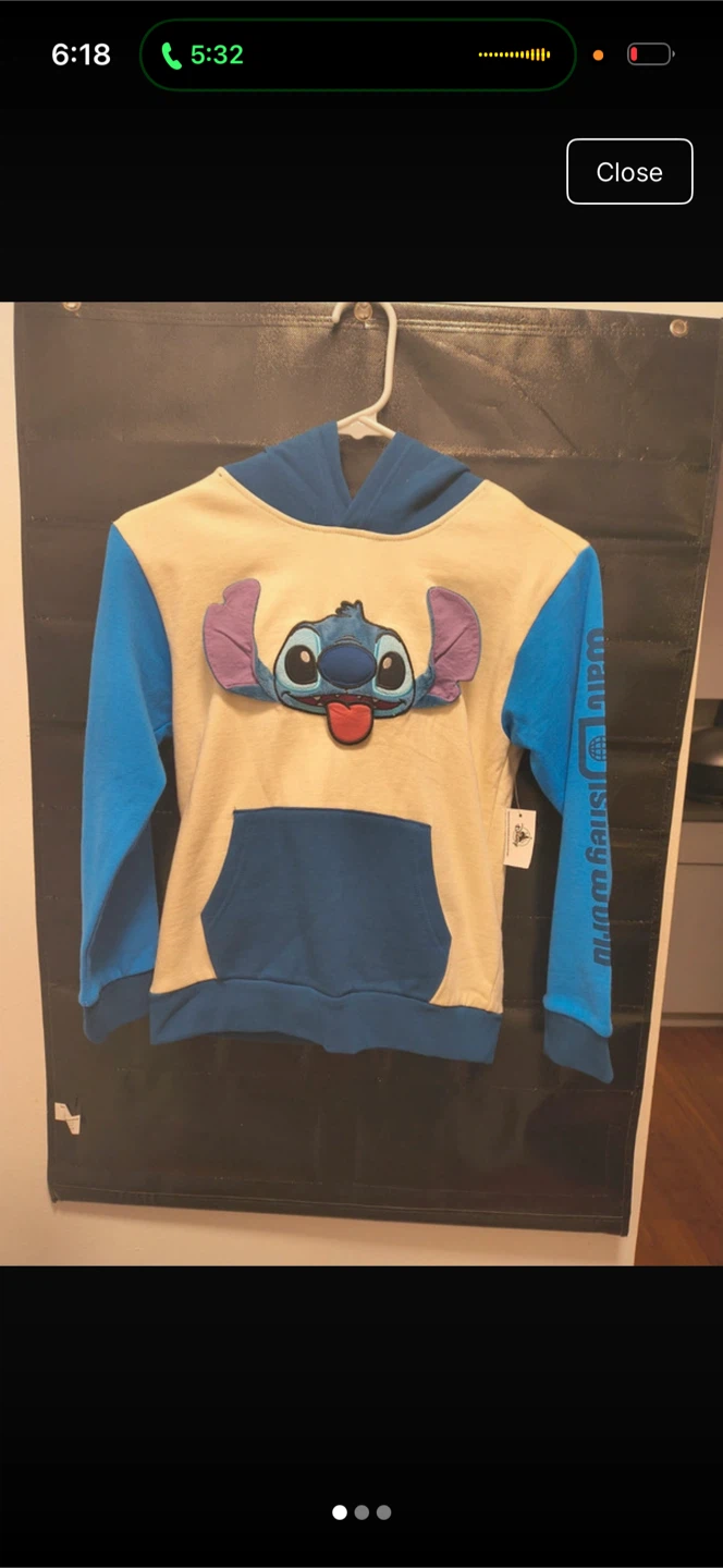 Disney World Stitch Hoodie