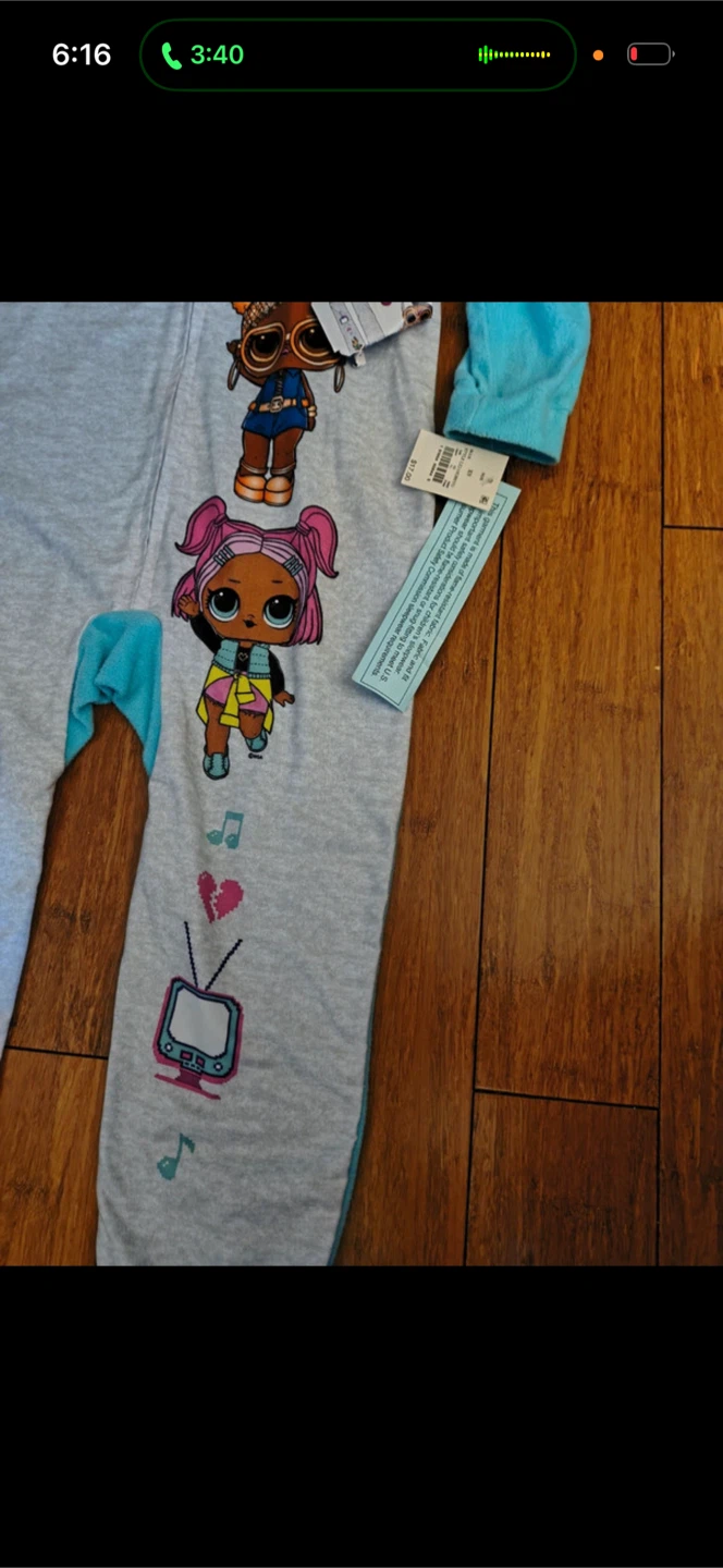 L.O.L. Surprise! Girls Hooded Onesie Pajamas - photo 2