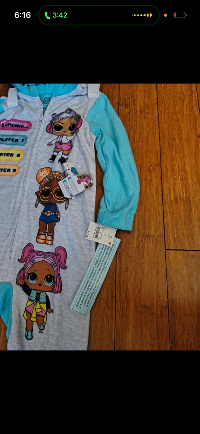 L.O.L. Surprise! Girls Hooded Onesie Pajamas - photo 3