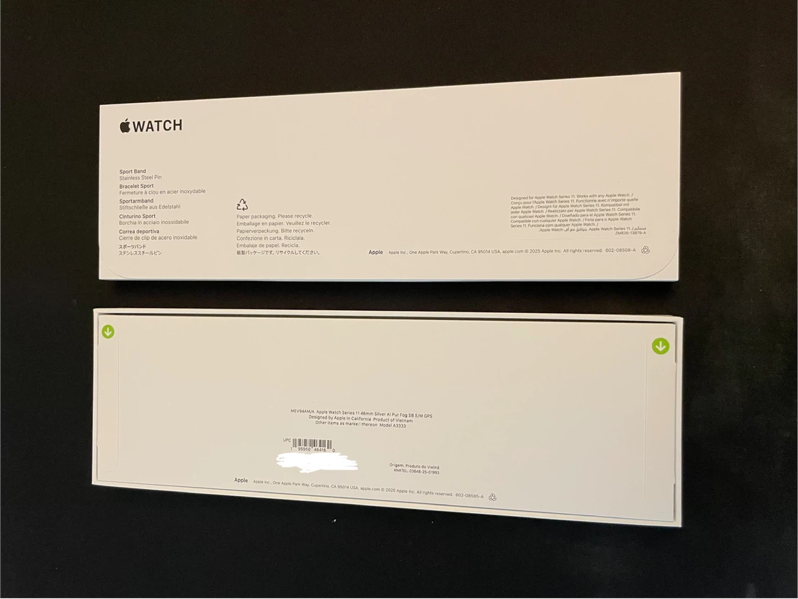 BNIB Apple Watch Series 11 46mm GPS Silver Aluminum GPS - photo 2