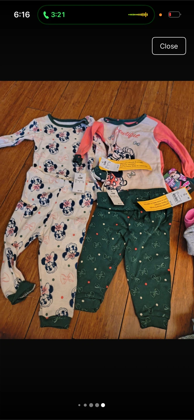 Disney Baby 12M Outfits bundle