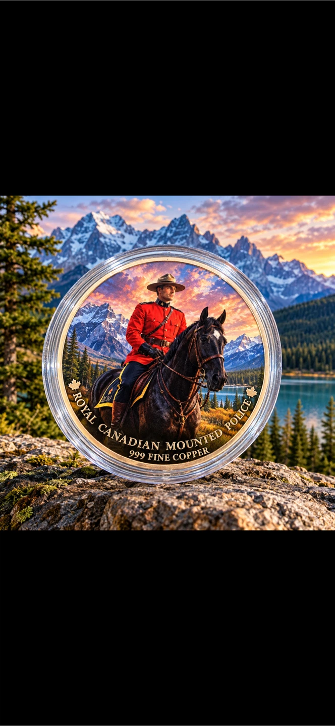 Royal Canadian Mounted Police 1 oz Copper Round