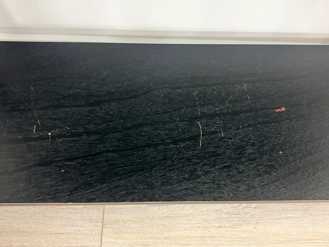 Black Wooden Console Table - photo 2