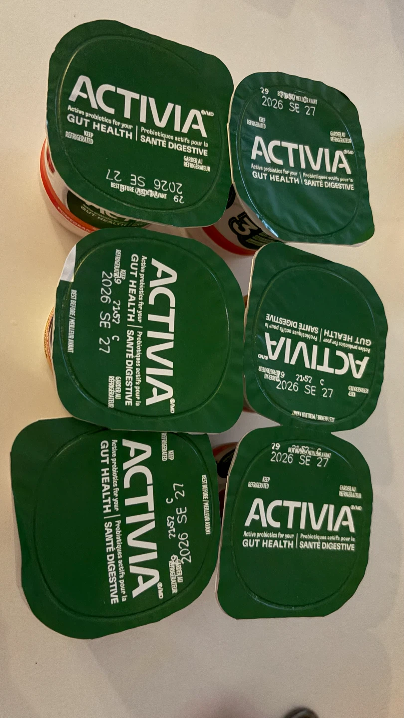 ACTIVIA LACTOSE FREE YOGURT CUPS
