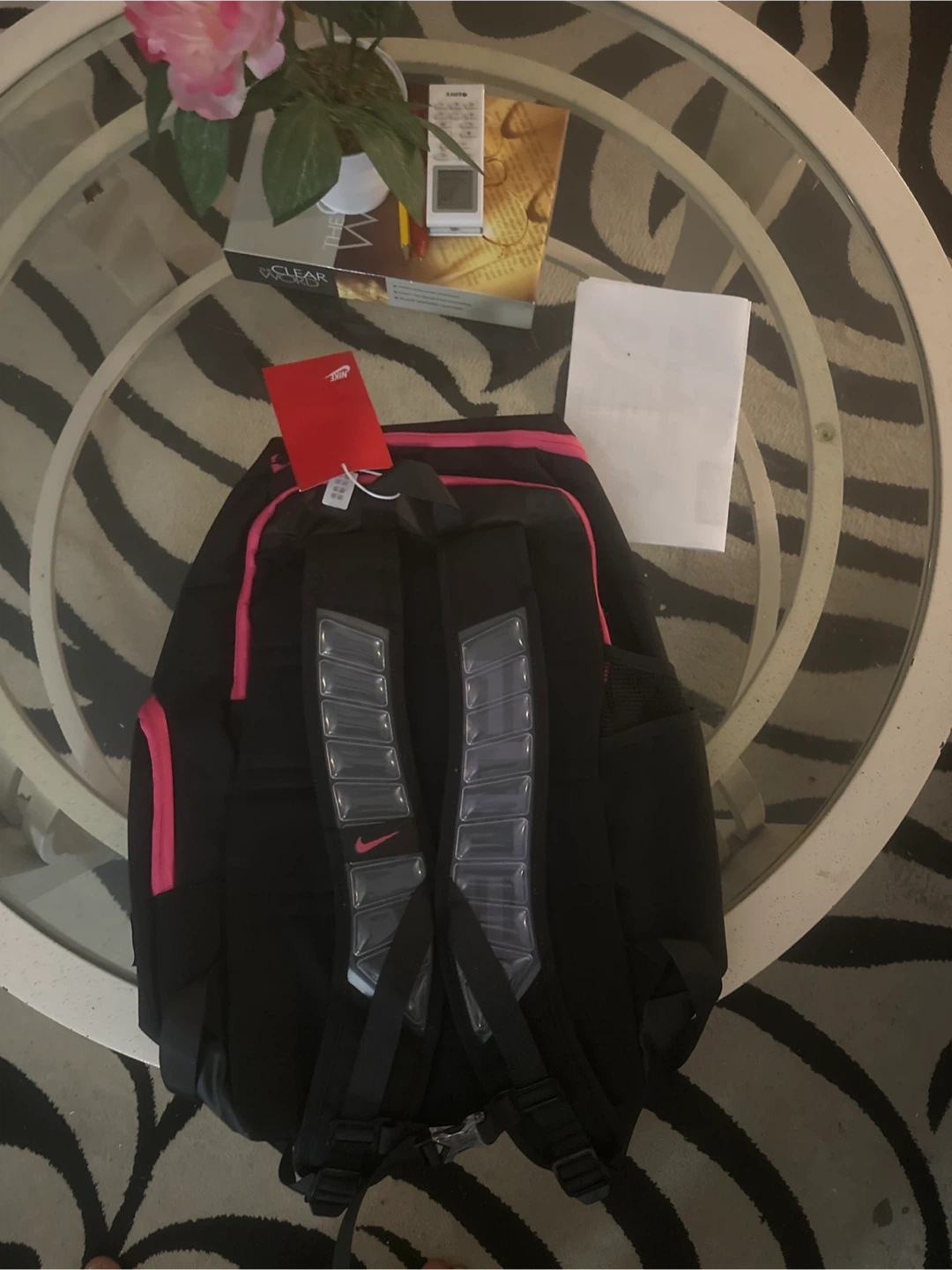 Nike Elite Backpack Black and Pink - photo 2