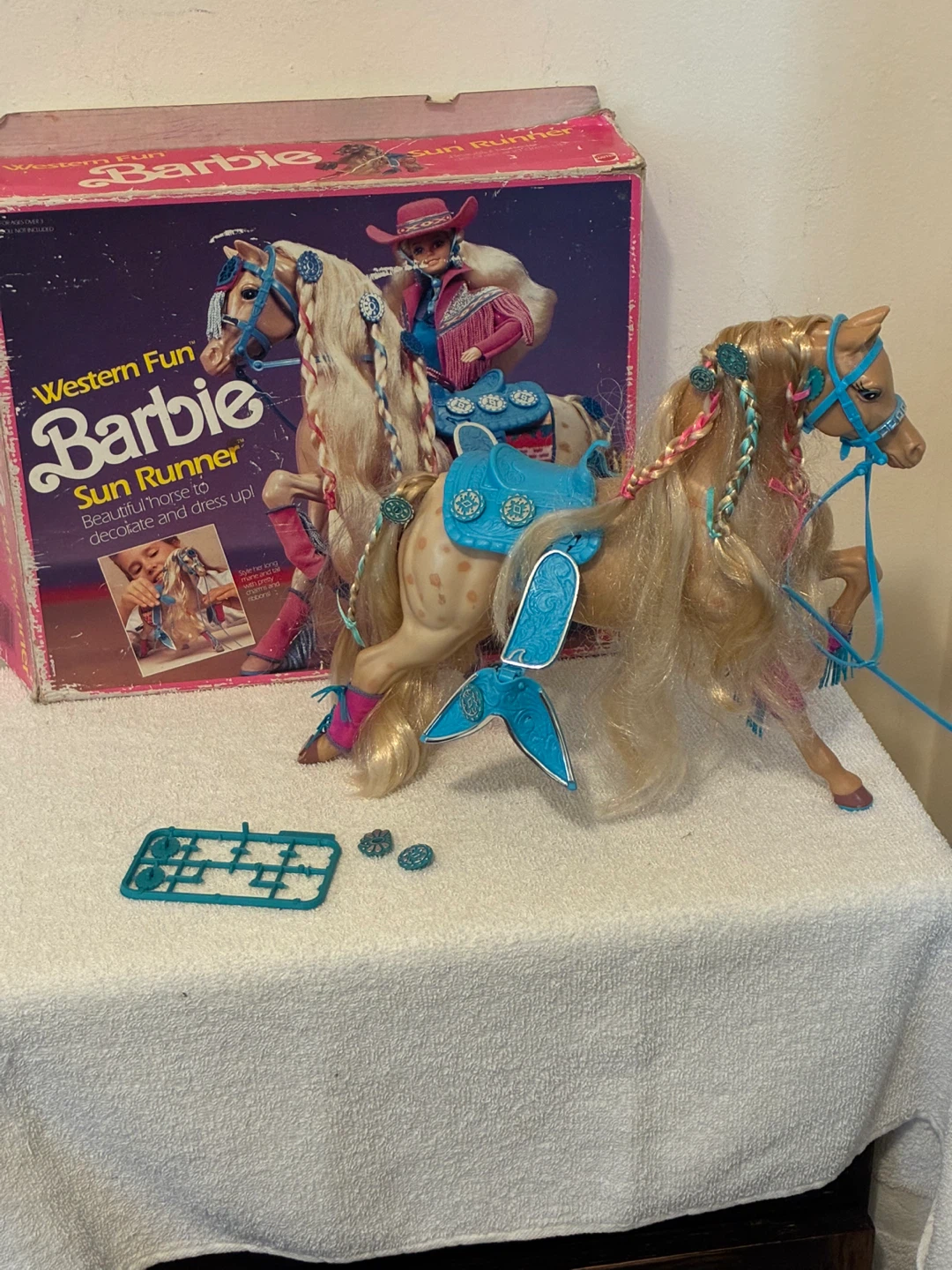 Vintage Western Fun Barbie Sun Runner Horse
