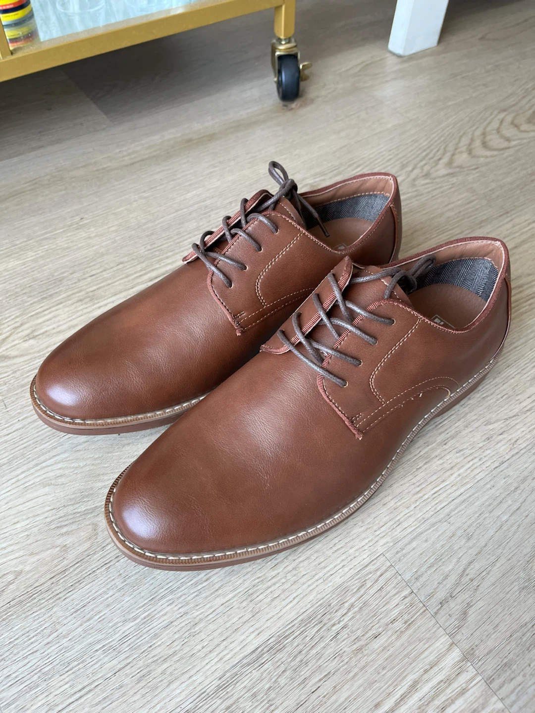 Men Brown Dress Shoes Size 12