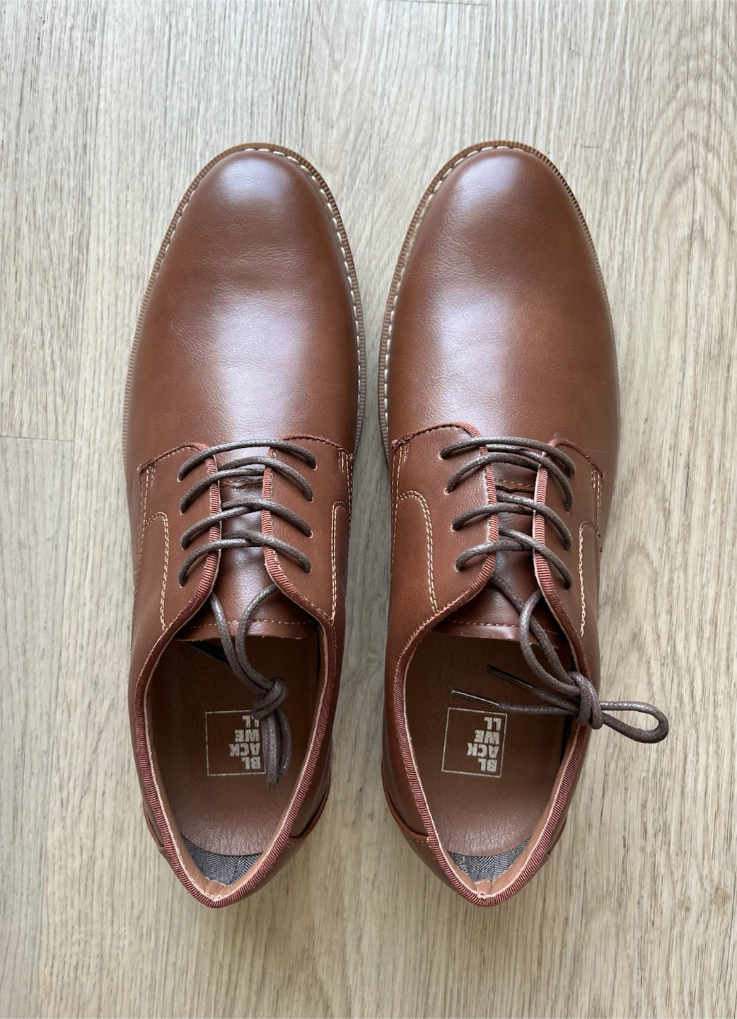 Men Brown Dress Shoes Size 12 - photo 2