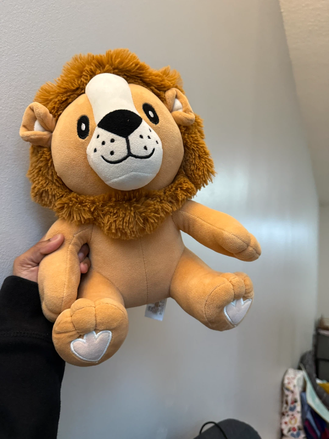 Orange Tabby Cat and Lion Plush Toys