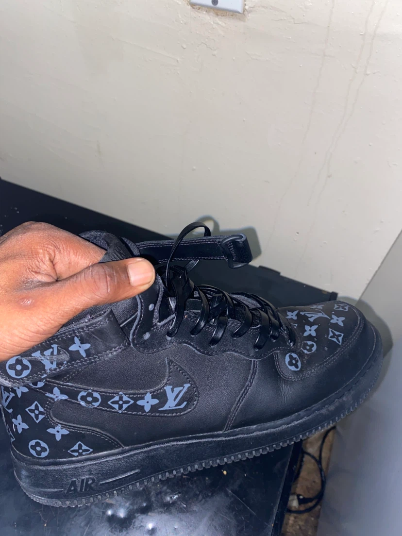 Nike Air Force 1 High Black Sneakers - photo 2