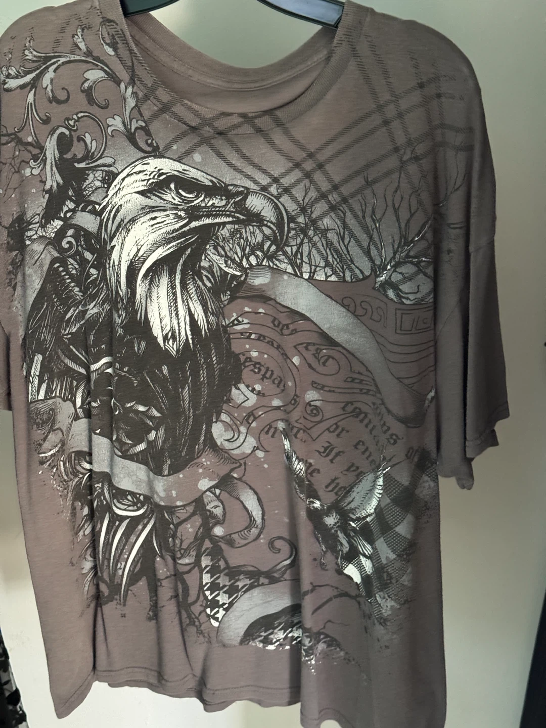 Graphic Eagle Print T-Shirt