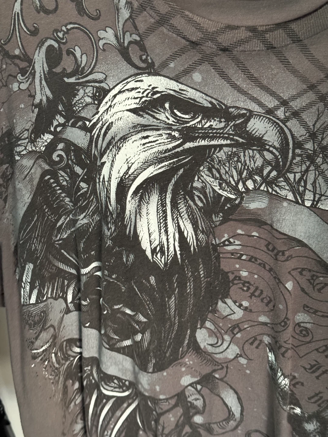 Graphic Eagle Print T-Shirt - photo 2