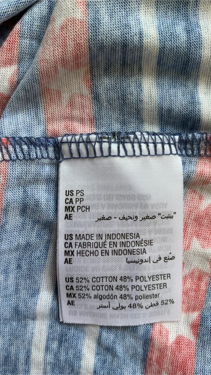 Style & Co. Star-Print Striped T-Shirt - Size Small - photo 4