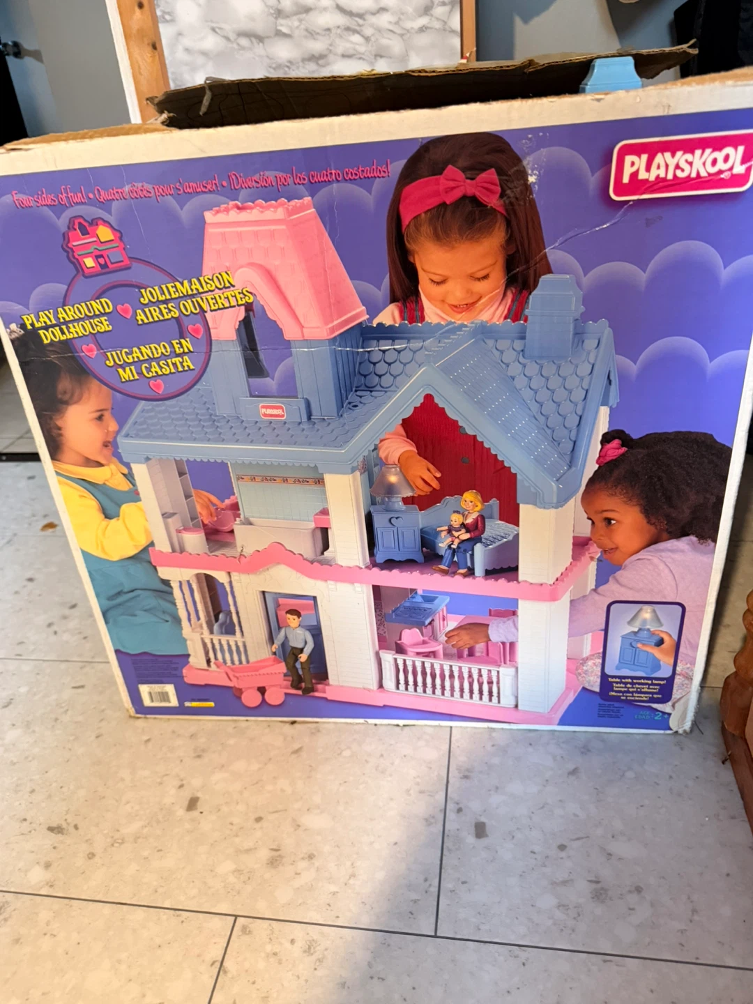 Vintage 1991 Playskool Victorian Dollhouse & Accessories - photo 2