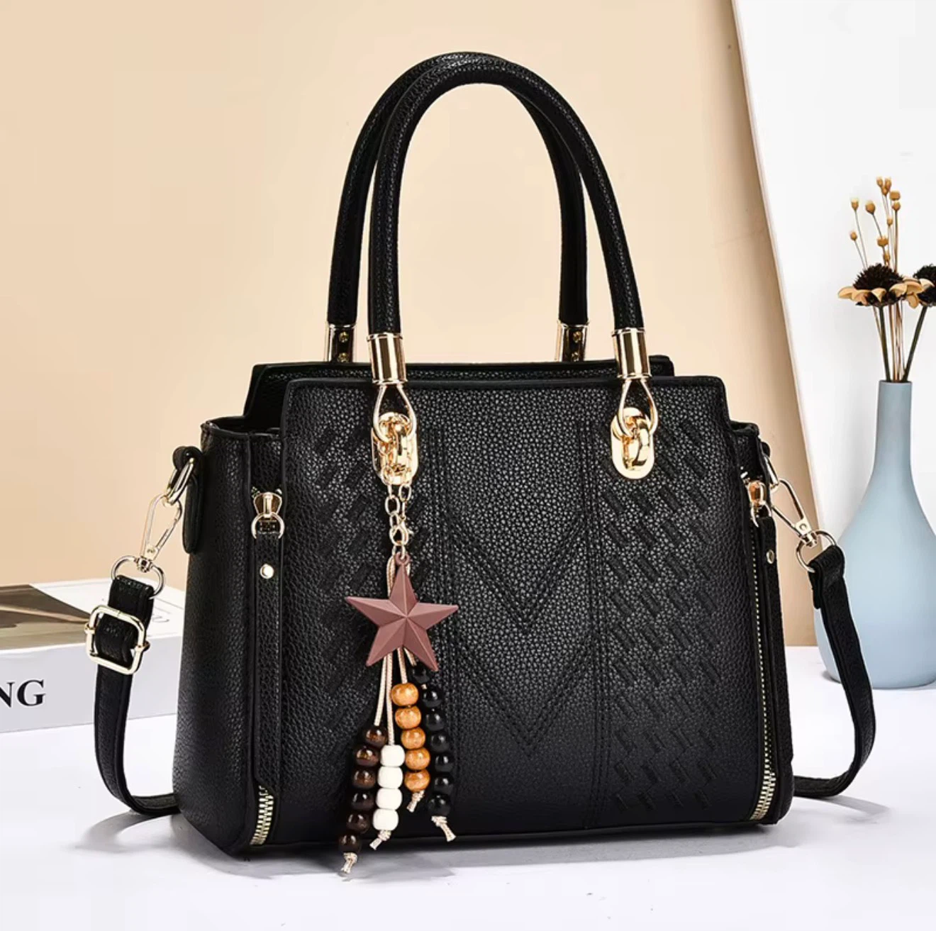 Elegant Handbag with Charm - photo 2