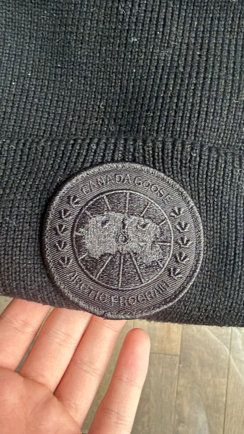 Authentic Canada Goose Black Beanie - photo 2