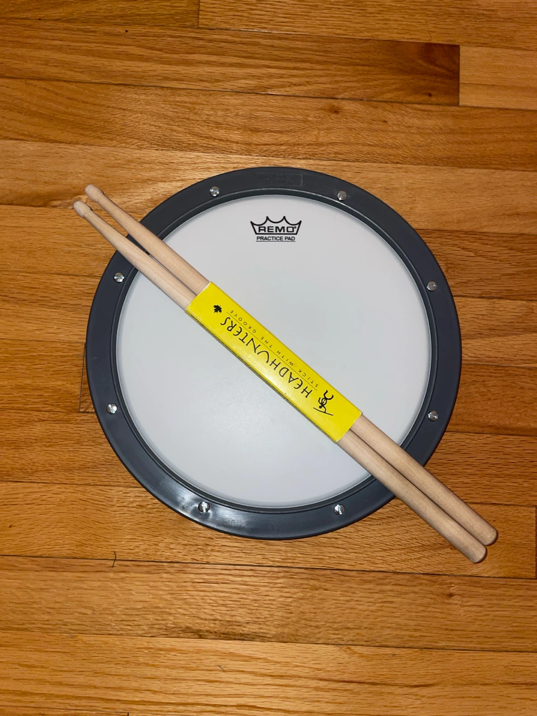 Remo 10" Tunable Practice Pad + New Headhunters 5B Sticks