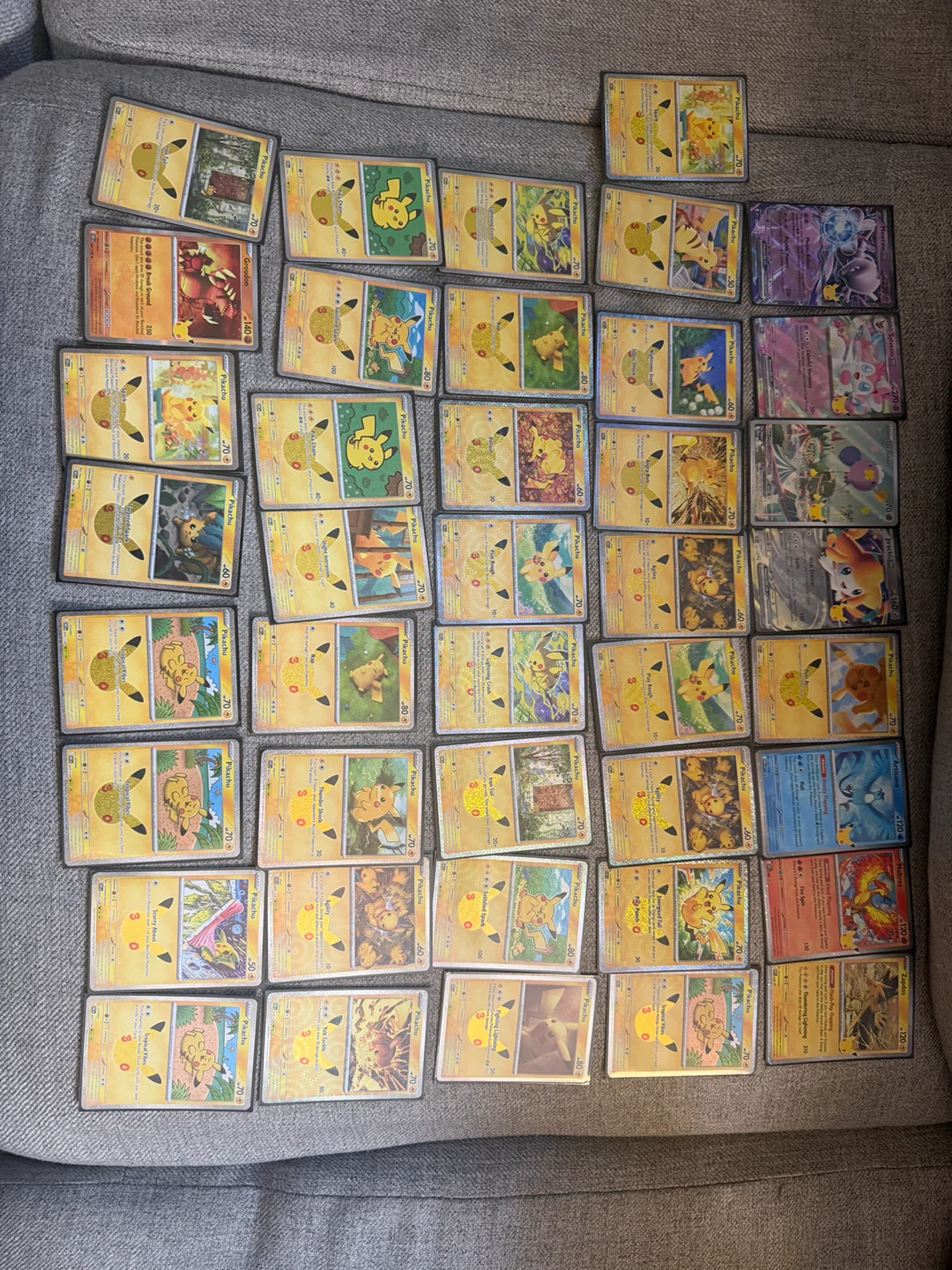 Pokemon 30th  Anniversary Celebration Trading Card Lot