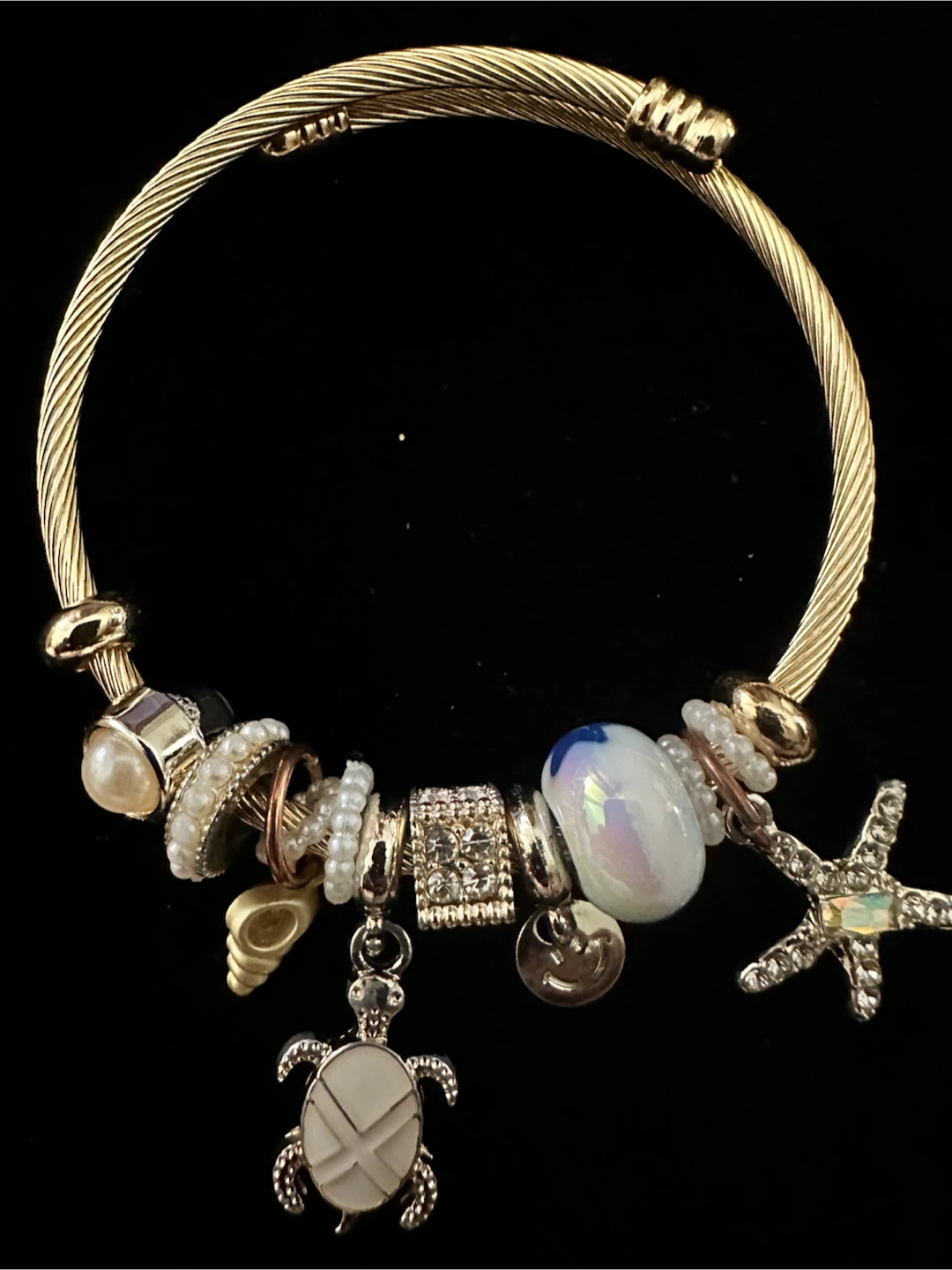 Gold-Tone Nautical Charm Bracelet - photo 2