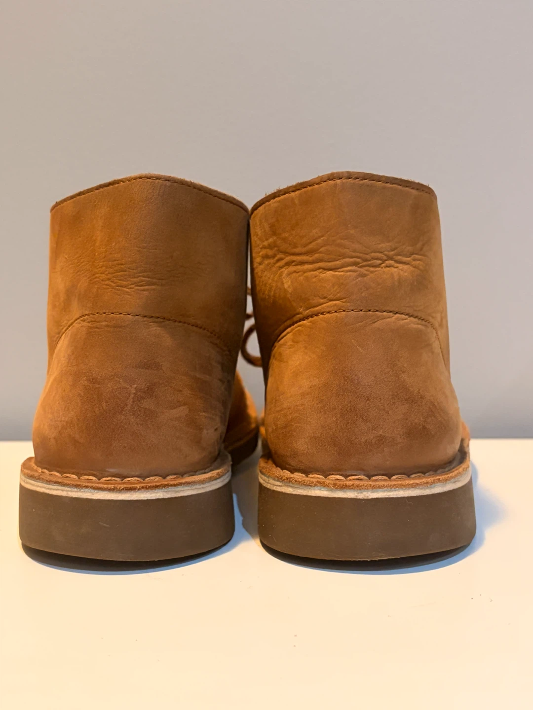Clarks Brown Leather Desert Boots, M7 - photo 3