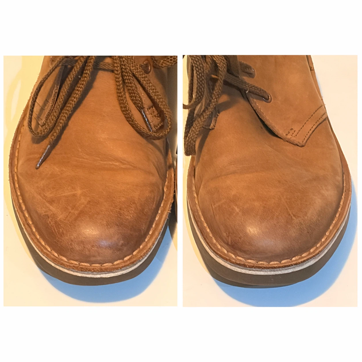 Clarks Brown Leather Desert Boots, M7 - photo 5