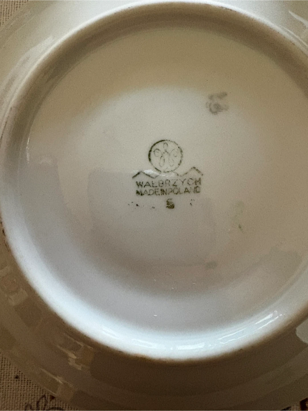 Walbrzych Poland Floral Teacup and Saucer Set - photo 4