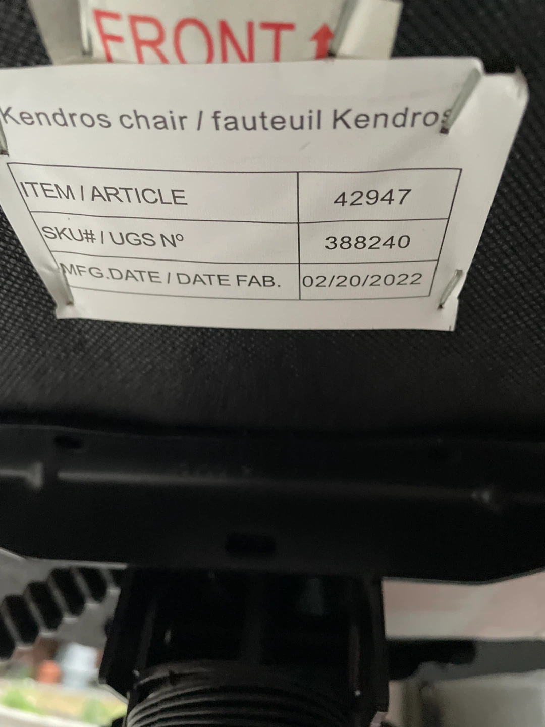 Kendros Office Chair - Black - photo 5