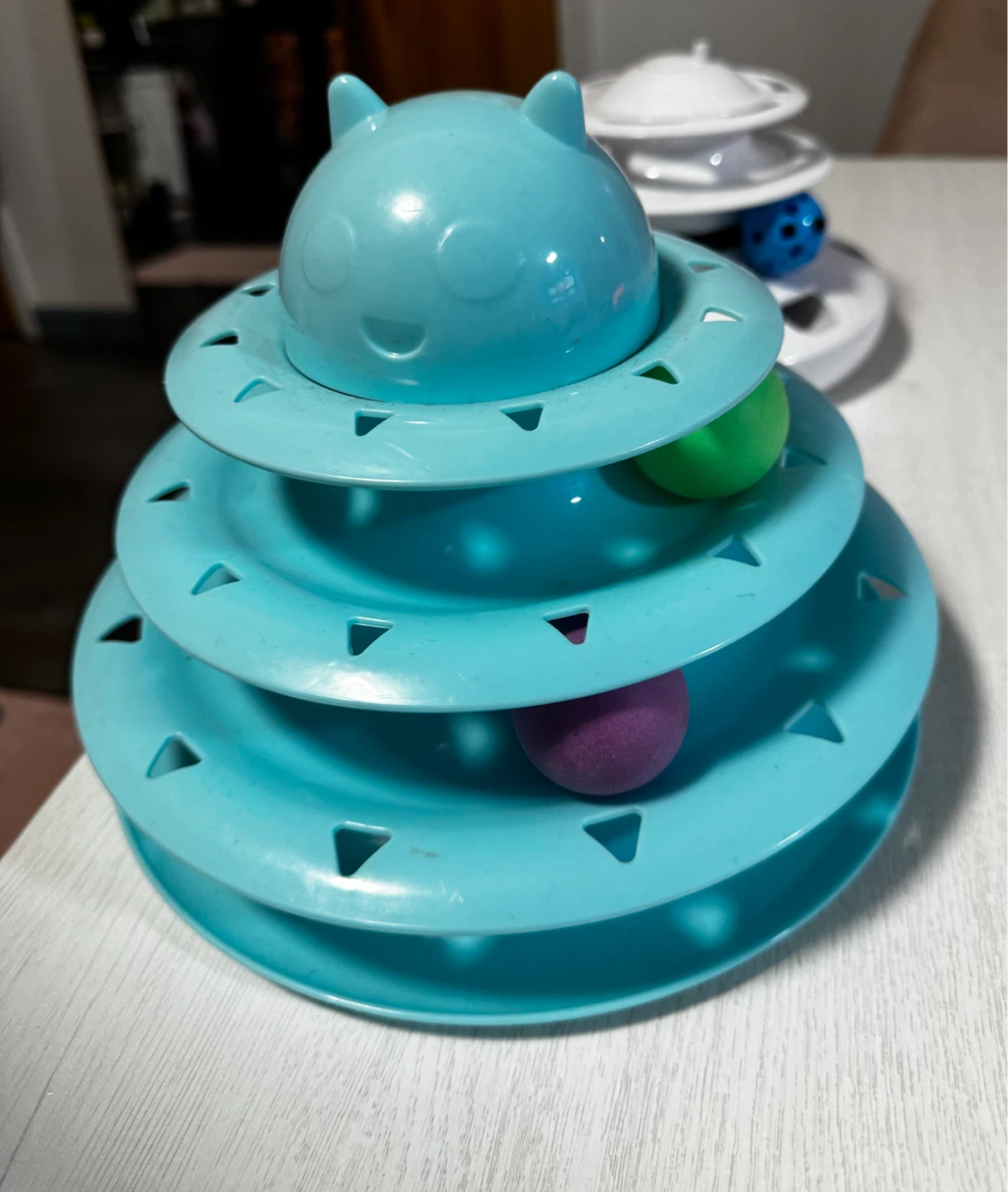 Two-Pack Cat Interactive Roller Ball Toys