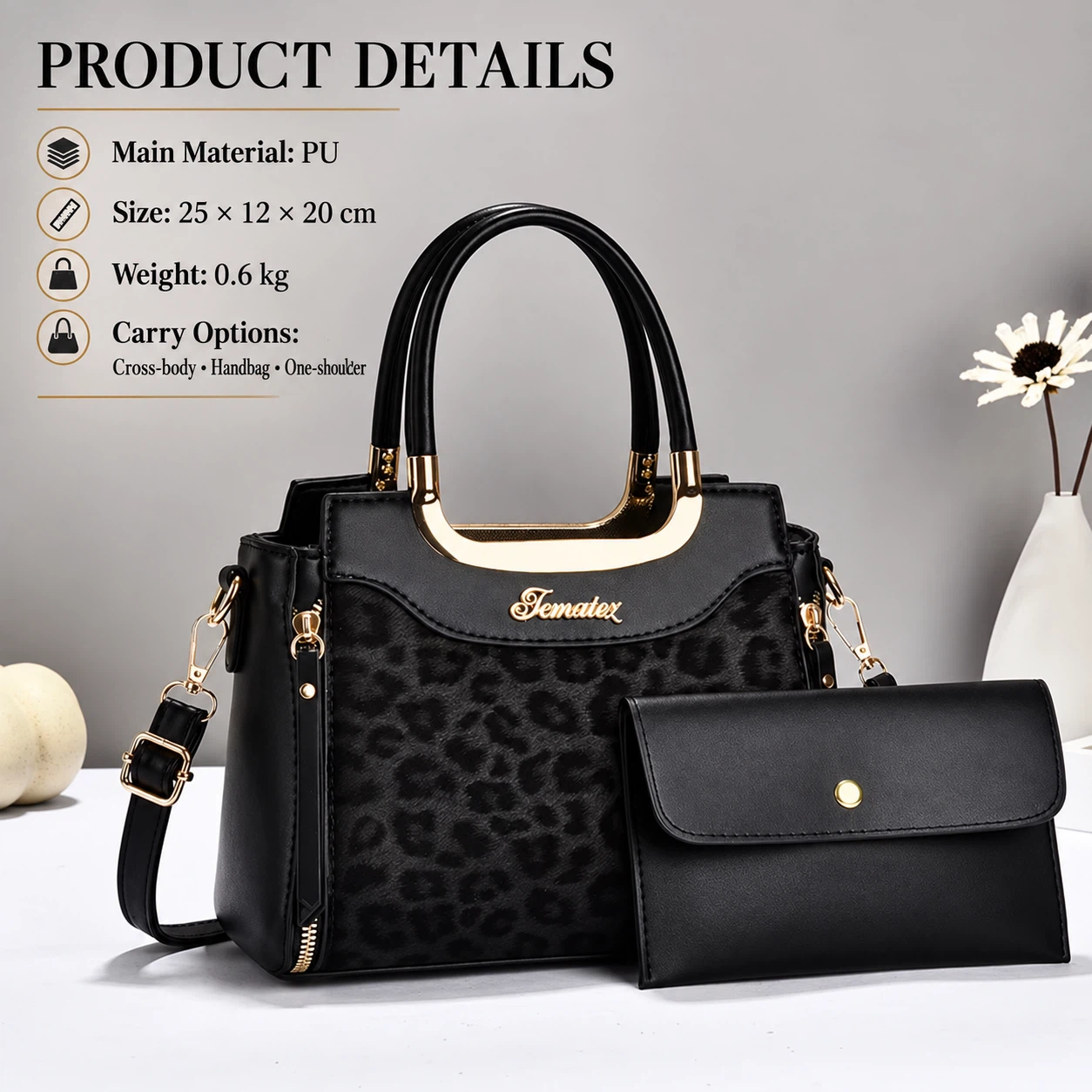 Tematex Handbag and Wallet Set - photo 2