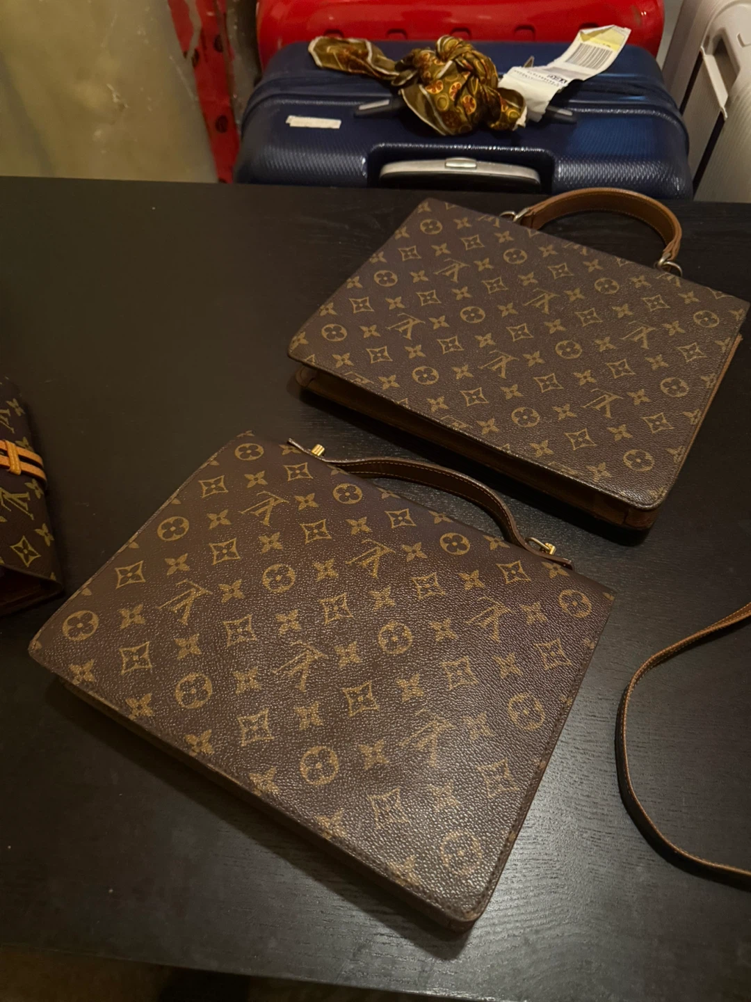 Louis Vuitton Monogram Bags and Wallet Set