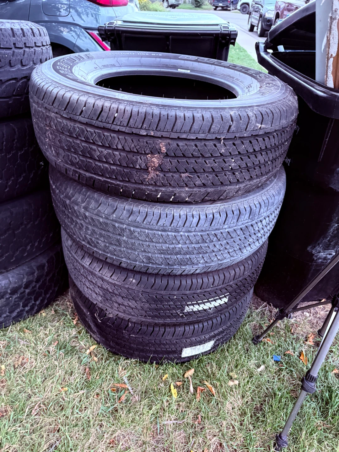 4 Bridgestone Dueler P255/70R17 Tires - photo 3