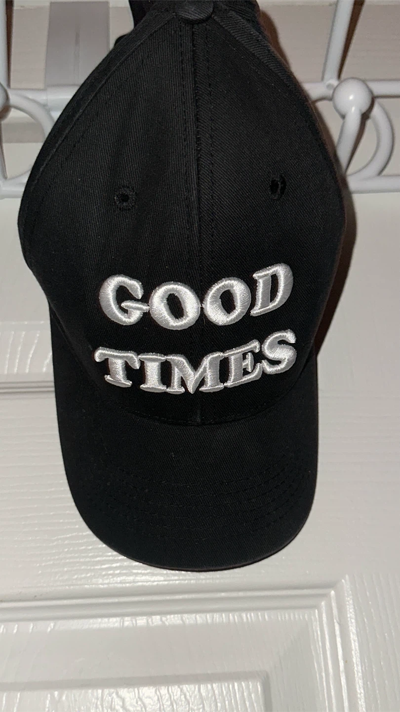 Black Good Times Baseball Cap