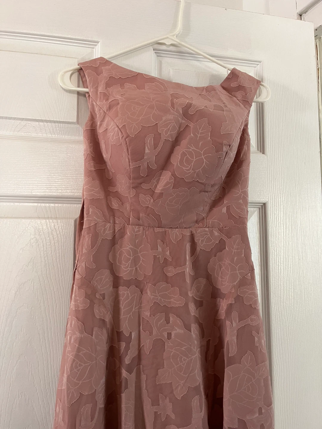 KIMI AND KAI Floral Textured Dusty Rose Maxi Dress - photo 2