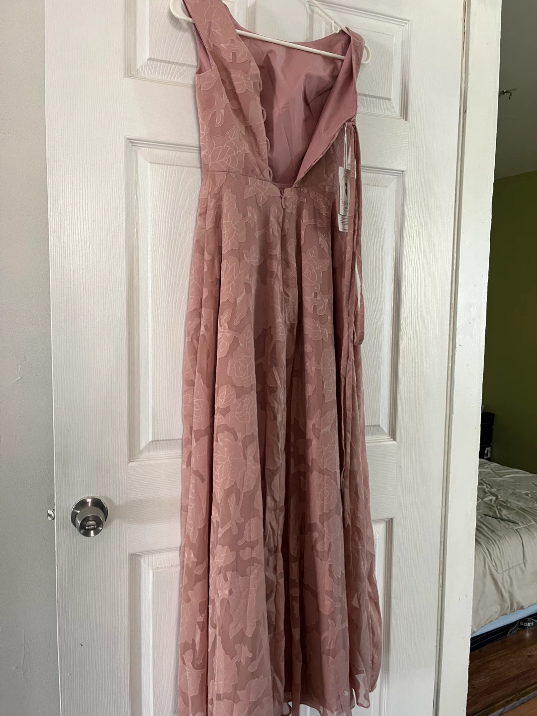 KIMI AND KAI Floral Textured Dusty Rose Maxi Dress - photo 3