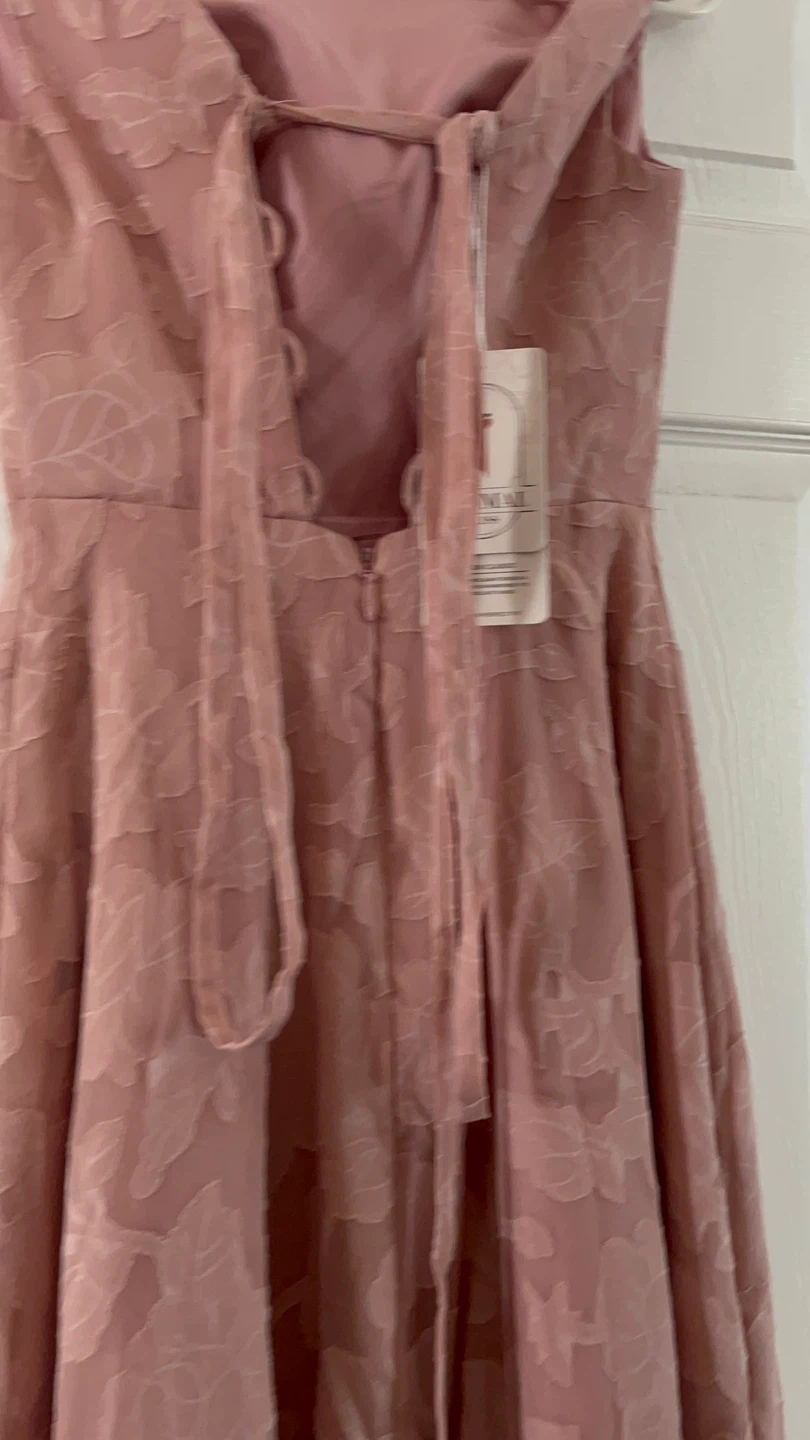 KIMI AND KAI Floral Textured Dusty Rose Maxi Dress - photo 4