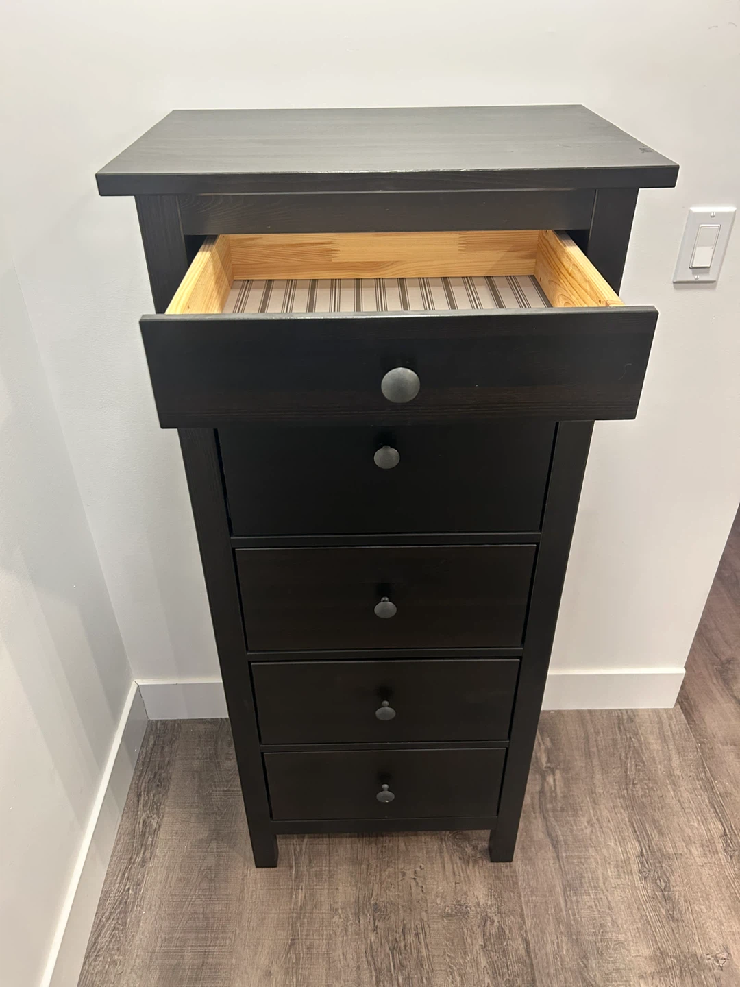 IKEA HEMNES dresser wooden with five drawers - photo 2