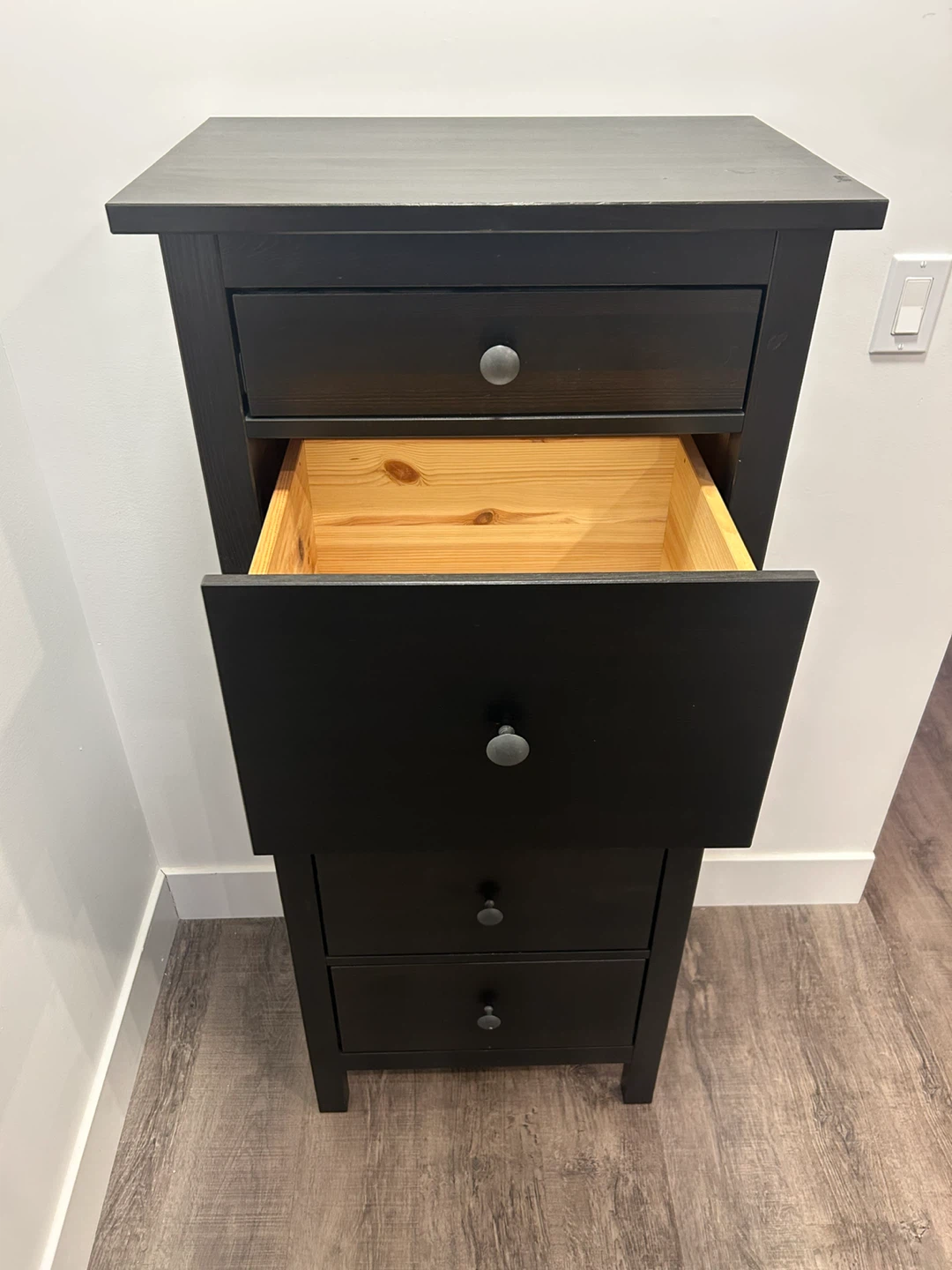 IKEA HEMNES dresser wooden with five drawers - photo 3