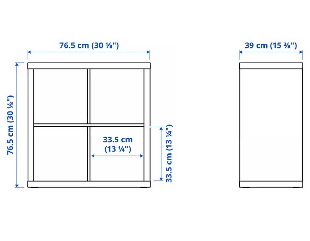 IKEA KALLAX Shelf Unit White - photo 2