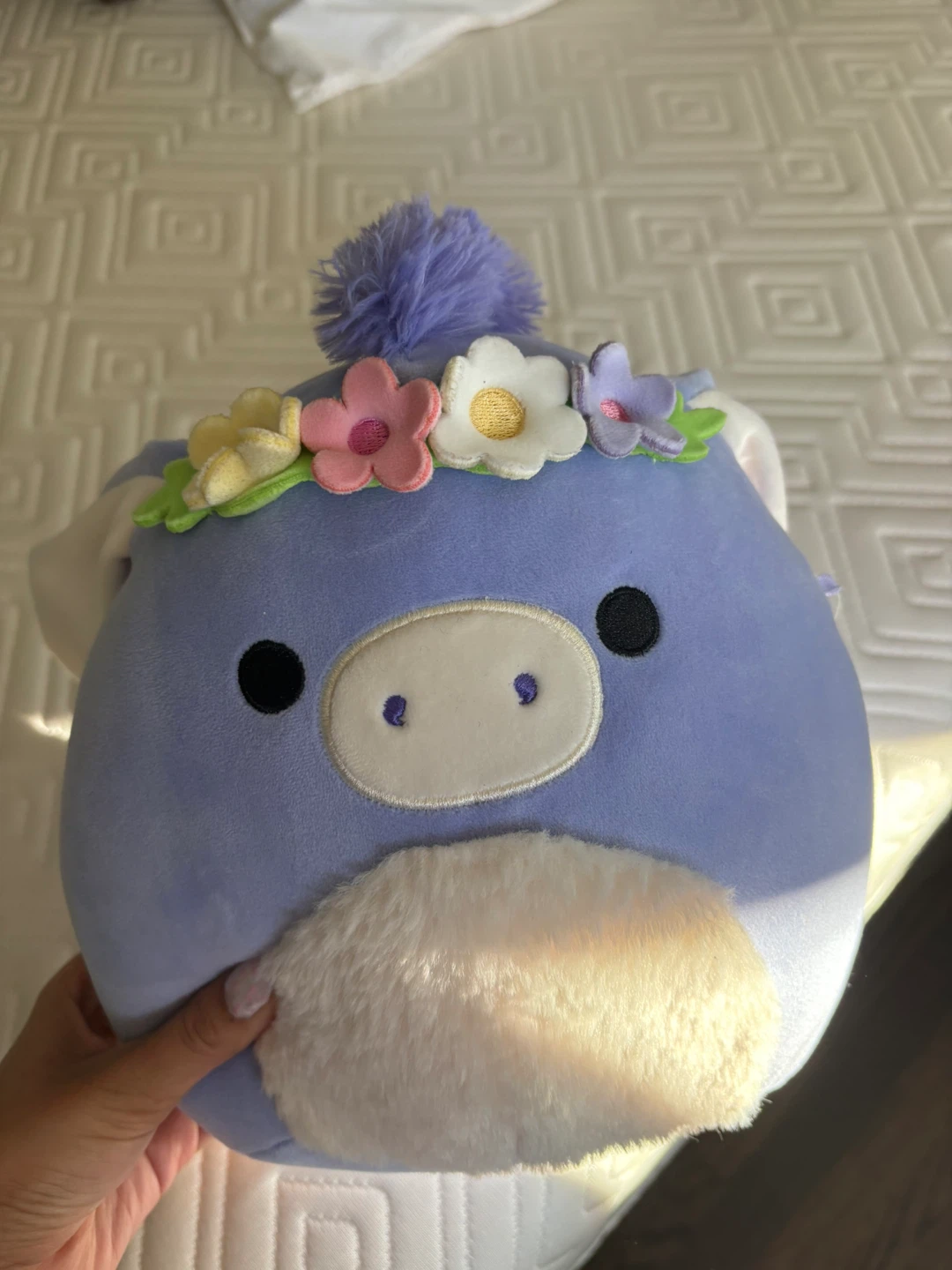 Squishmallows Purple Flower Crown Plush
